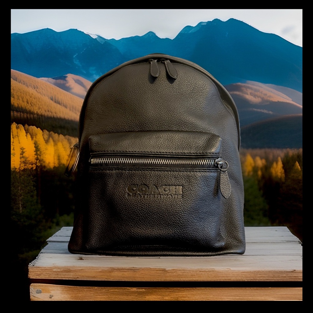 NWOT Coach Charter Backpack C2286 Luxurious Black Leather 🤩 Gorgeous!